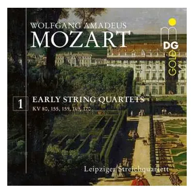 CD Wolfgang Amadeus Mozart: Frühe Streichquartette Vol.1