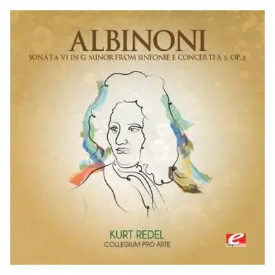 CD Tomaso Albinoni: Sonata Vi G Minor From Sinfonie Concerti 5