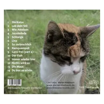 CD Marian Kleebaum: Die Katze