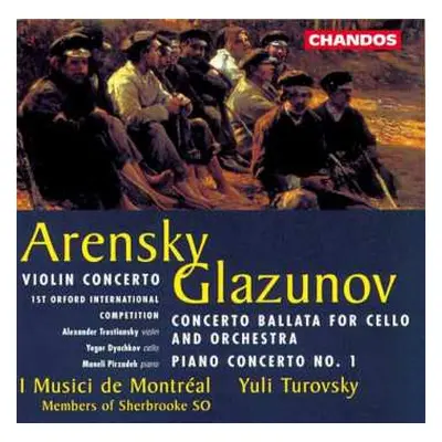 CD Alexander Glazunov: Violin Concerto / Concerto Ballata For Cello And Orchestra; Piano Concert