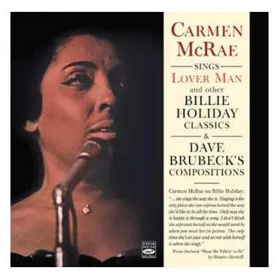 CD Carmen McRae: Sings Lover Man And Other Billie Holiday Classics & Dave Brubeck's Compositions