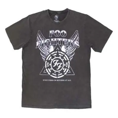 Foo Fighters Unisex Stone Wash T-shirt: Eonaa Logo (small) S