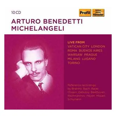 10CD Robert Schumann: Arturo Benedetti Michelangeli - Live Aus Vatikanstadt, London, Rom, Buenos