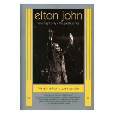 DVD Elton John: One Night Only - The Greatest Hits