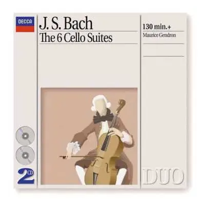 2CD Johann Sebastian Bach: Die Suiten Für Violoncello Solo BWV 1007-1012