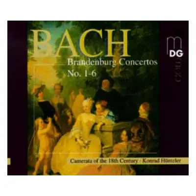 2CD Johann Sebastian Bach: Brandenburgische Konzerte Nr. 1-6 BWV 1046-1051