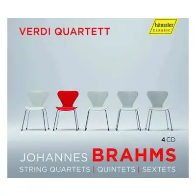 4CD Johannes Brahms: Streichquartette Nr.1-3