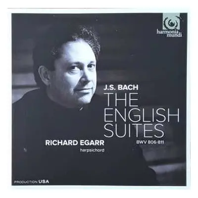 2CD Johann Sebastian Bach: The English Suites (BWV 806-811)