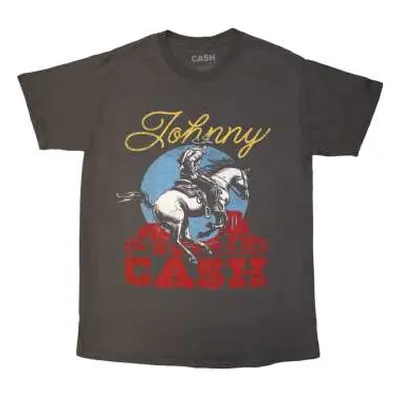 Johnny Cash Unisex T-shirt: Gallop (small) S