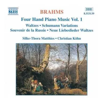 CD Johannes Brahms: Four Hand Piano Music Vol.1, Waltzes-Schumann Variations, Souvenir De La Rus