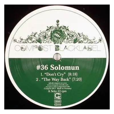 LP Solomun: Don't Cry