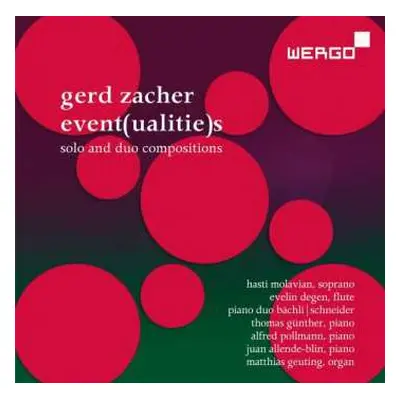 2CD Gerd Zacher: Events - Solo- Und Duostücke