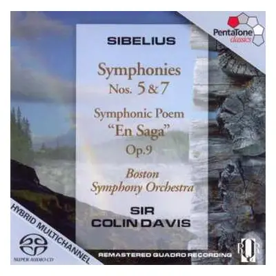 SACD Jean Sibelius: Symphonies Nos. 5 & 7 / Symphonic Poem "En Saga" Op.9