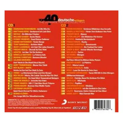 2CD Various: Top 40 Deutsche Schlagers (The Ultimate Top 40 Collection) DIGI