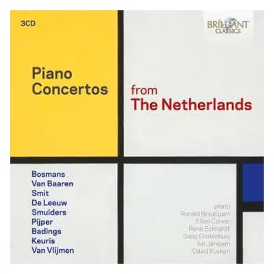 3CD Various: Piano Concertos From The Netherlands