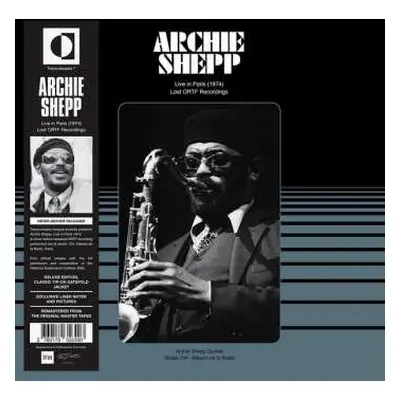 LP Archie Shepp: Live In Paris 1974 - Lost ORTF Recordings