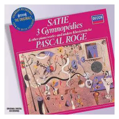 CD Erik Satie: 3 Gymnopédies & Other Piano Works