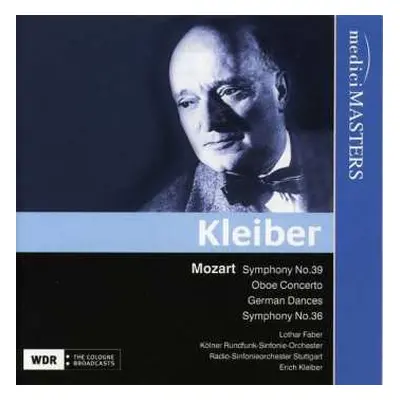 CD Radio-Sinfonieorchester Stuttgart: Kleiber Mozart Symphony No. 39, Oboe Concerto, German Danc