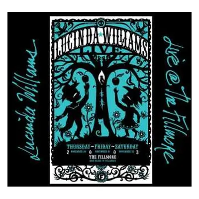 3LP Lucinda Williams: Live @ The Fillmore