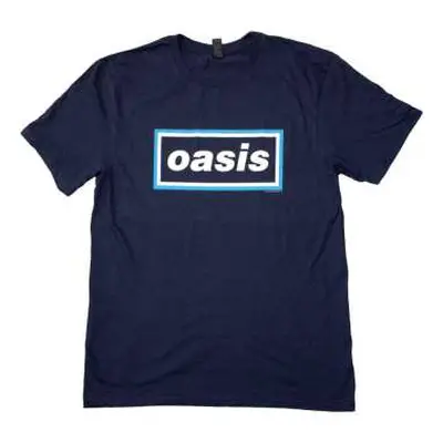 Oasis Unisex T-shirt: Maine Road Event Logo (back Print) (medium) M