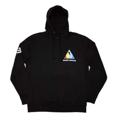 Imagine Dragons Unisex Pullover Hoodie: Triangle (back & Sleeve Print) (medium) M