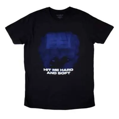 Billie Eilish Unisex T-shirt: Hit Me Hard And Soft Blue Lines (x-large) XL