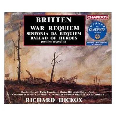 2CD The London Symphony Orchestra: War Requiem / Sinfonia Da Requiem / Ballad Of Heroes