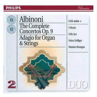 2CD Tomaso Albinoni: Concerti Op. 9 / Adagio