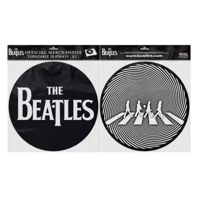 Slipmat Set Drop T Logo The Beatles & Crossing Silhouette