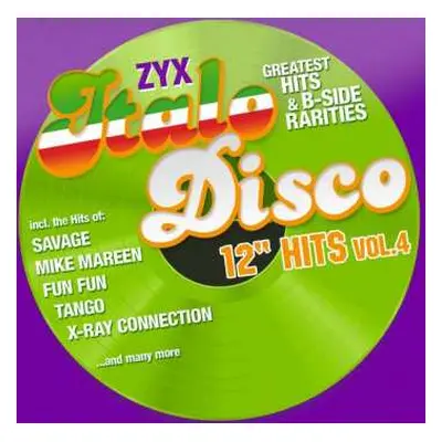 2CD Various: ZYX Italo Disco 12" Hits Vol.4 (Greatest Hits & B-Side Rarities)