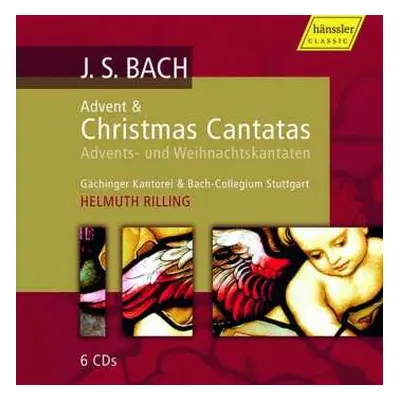 6CD Johann Sebastian Bach: Kantaten Bwv 36,40,57,61-65,91,110,121-123,132,133,151,191