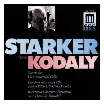 CD Janos Starker: Starker Plays Kodaly