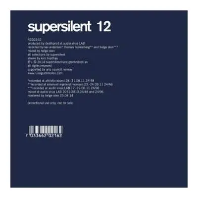 CD Supersilent: 12