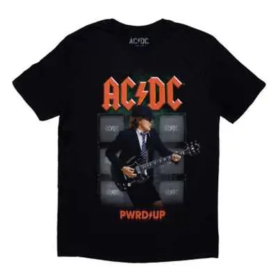 Ac/dc Unisex T-shirt: Angus Soundwall Prw-up Eu Tour '24 (back Print & Ex-tour) (xx-large) XXL