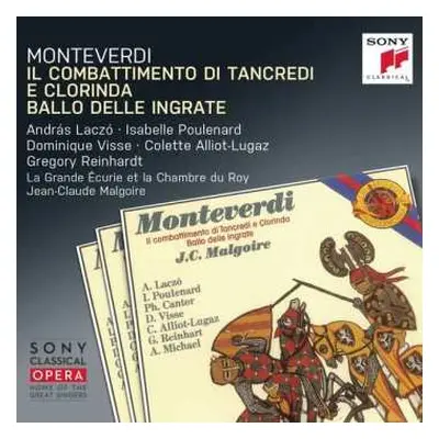 CD Claudio Monteverdi: Il Combattimento Di Tancredi E Clorinda Ballo Delle Ingrate