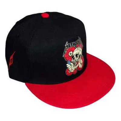 Metallica Unisex Snapback Cap: The Shortest Straw Red Eyes