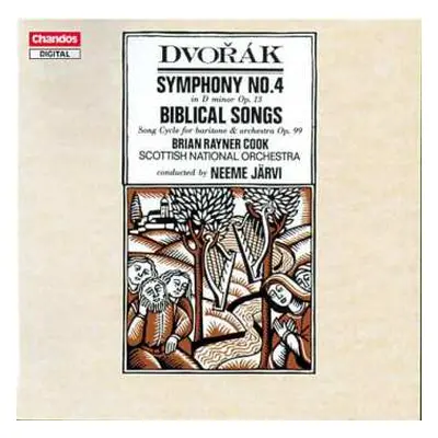 CD Antonín Dvořák: Symphony No. 4 (In D Minor Op. 13) / Biblical Songs (Song Cycle For Baritone 