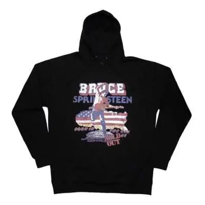 Bruce Springsteen Unisex Pullover Hoodie: Born In The Usa '85 (small) S