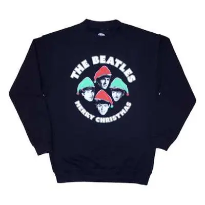 The Beatles Unisex Sweatshirt: Xmas Hats (x-small) XS