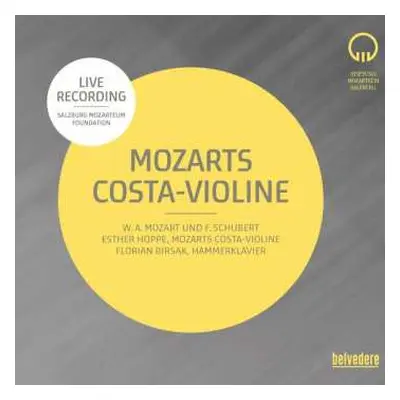 CD Wolfgang Amadeus Mozart: Esther Hoppe - Mozarts Costa-violine