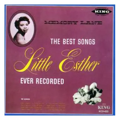 CD Little Esther: Memory Lane: Her Best Songs Ever