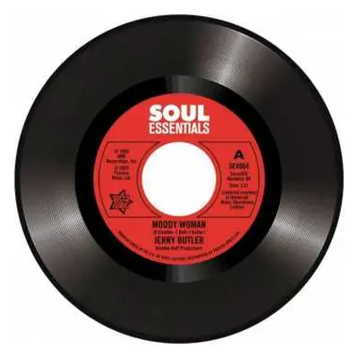 SP Jerry Butler: Moody Woman / Stop Steppin' On My Dreams