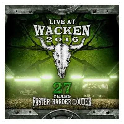 2CD/2DVD Various: Live At Wacken 2016 - 27 Years Faster : Harder : Louder (2dvd+2cd)