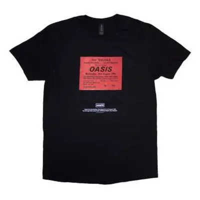 Oasis Unisex T-shirt: Definitely Maybe Ticket Stub (medium) M