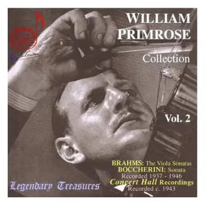 CD Johannes Brahms: William Primrose - Legendary Treasures Vol.2