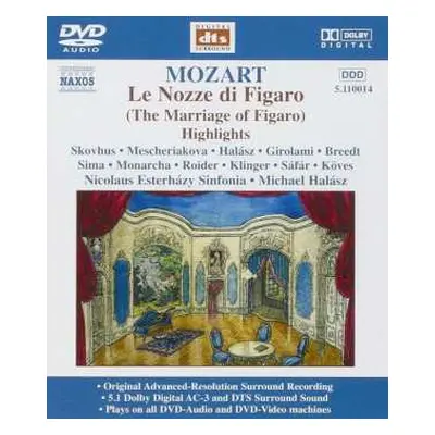 DVD Wolfgang Amadeus Mozart: Mozart - Le Nozze Di Figaro (The Marriage Of Figaro) Highlights