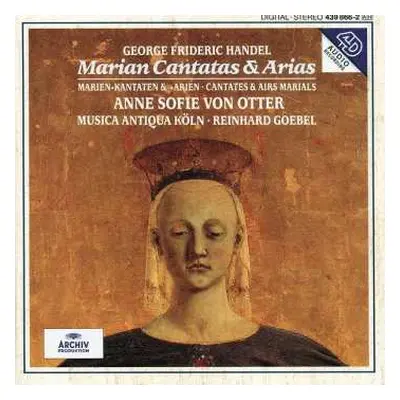 CD Anne Sofie Von Otter: Marian Cantatas & Arias