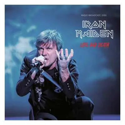 LP Iron Maiden: Life And Death / Radio Broadcast (blue Vinyl)