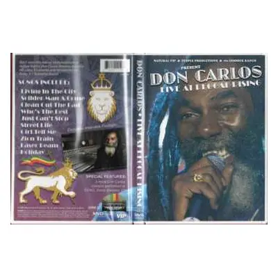 DVD Don Carlos: Live At Reggae Rising