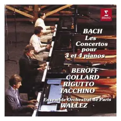 CD Johann Sebastian Bach: Les Concertos Pour 3 Et 4 Pianos